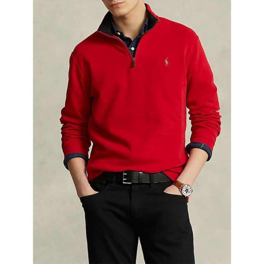 NWT Polo Ralph Lauren MEN'S Sweater  XL ESTATE RIB KNIT red NEW
